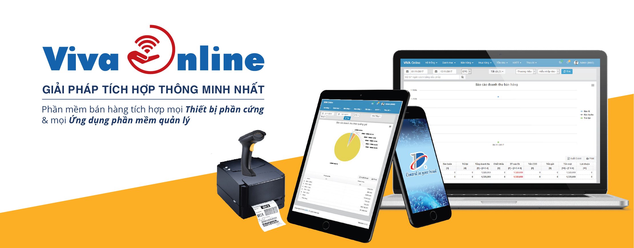 Phần mềm quản lý bán hàng thực phẩm VIVA